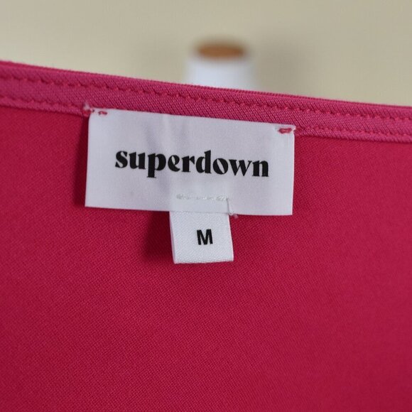 Superdown Nava Asymmetrical One Shoulder Mini Dress - M - Picture 8 of 8